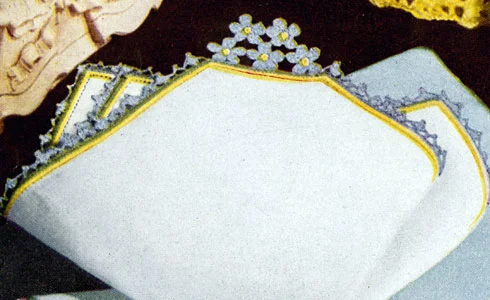 Forget Me Not Handkerchief Edging Pattern