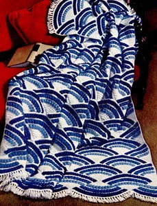 Crocheted Fan Afghan Pattern