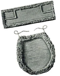 Toilet Seat Cover & Top Tray Set Pattern