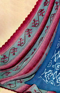 Old Versailles Afghan Pattern #1712