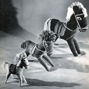 Crocheted Horses Pattern