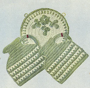 Jugs on a Rack Pot Holder Patterns