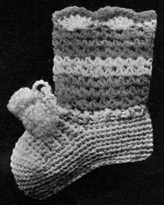 Baby Bootee Pattern