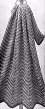Herringbone Afghan Pattern #722-2