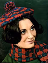 Crochet Beret and Scarf Pattern #2161