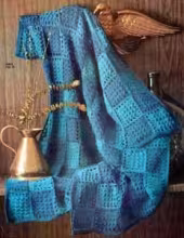Two Tone Block Afghan | Number 742-12
