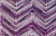 Shaded Chevron Afghan Pattern