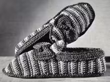 Striped Slippers Pattern