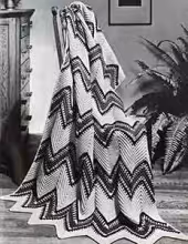 Rippling River Afghan Pattern