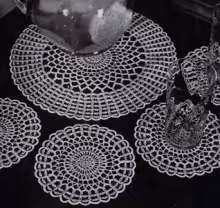 Trellis Doily Set Pattern #7715