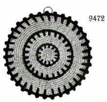 Round Gears Potholder Pattern #9472