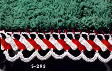 Rick Rack Edging on Bath Towel Pattern