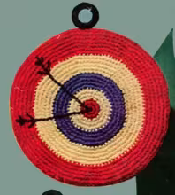Bull's Eye Potholder Pattern #S-358