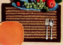 Hairpin Lace Place Mat 1 Pattern