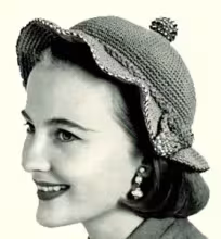Ripple Brim Hat Pattern #S-645