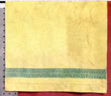Yellow Guest Towel Insertion Pattern
