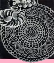 Cloverleaf Doily Pattern #S-891