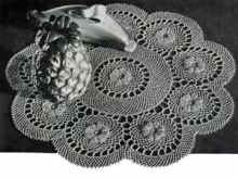 Ring of Roses Doily Pattern #S-896