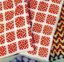 Polka Dot Afghan Pattern