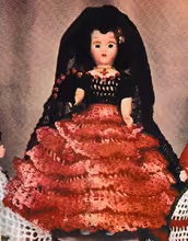 Miss Spain Doll Pattern