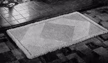 Textured Loveliness Crochet Rug Pattern