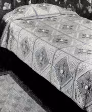 Peony Garden Bedspread Pattern