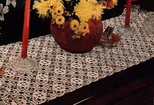 Halloween Fun Buffet Supper Scarf Pattern #7