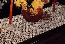 Halloween Fun Buffet Supper Scarf Pattern #7