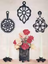 Trivet Wall Plaques Set Pattern #2, #3, & #4