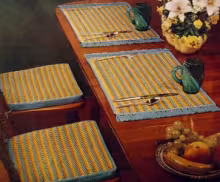 Place Mats and Chair Pad Covers Pattern