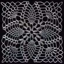 Pineapple Square Pattern #S-744