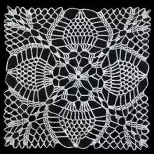 Pineapple Square Pattern #S-746