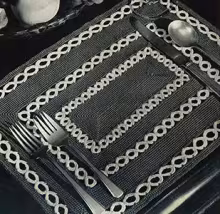 Ship's Cable Placemat Pattern #12-41