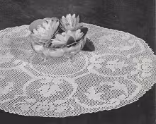 Tudor Rose Elegance Doily Pattern #3-53
