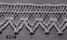 Hairpin Lace Edging #8214 Pattern