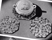 Hot Plate Set Pattern #9013