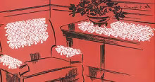 Formal Living Room Set Pattern #7166