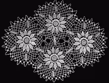 Sheer Doily Pattern #7184