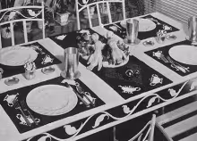 County Fair Luncheon Set Pattern #7182