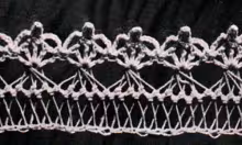 Hairpin Lace Edging Pattern #8472