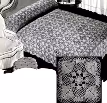 Pine Cone Bedspread Pattern