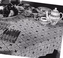 Horn of Plenty Tablecloth Pattern #7330
