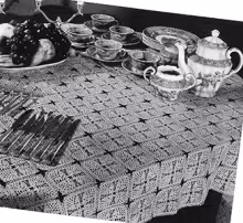 Horn of Plenty Tablecloth Pattern #7330