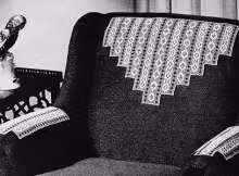 Old Brocade Chair Set Pattern #7370