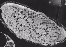 Bread Tray Doily Pattern #7396