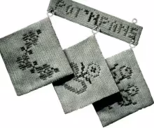 Three Piece Set Potholders Pattern