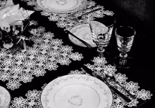 Snowfall Luncheon Set Pattern #7414