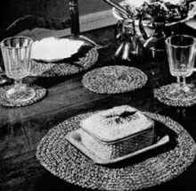 Rusticana Luncheon Set Pattern #7433