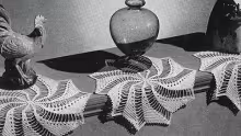 Pinwheel Trio Doily Pattern #7523