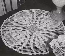 Heart's Ease Doily Pattern #7549